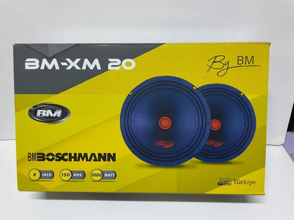 BOSCHMANN BM-XM20 20 CM MİDRANGE 1000 WATT MAXİMUM POWER 150 WATT RMS POWER ürün görseli 1