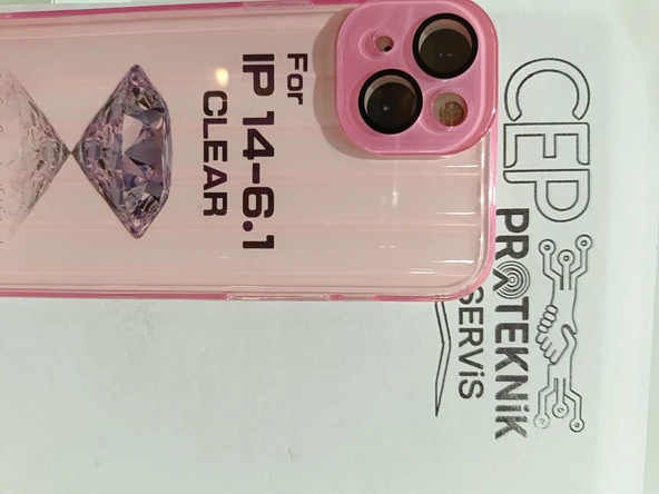 iPhone 14 pembe kılıf - Resim 3
