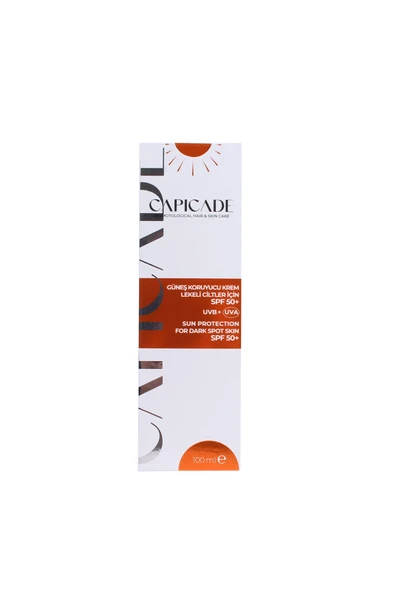 Capicade SPF 50+ Güneş Koruyucu Krem Lekeli Ciltler 100 ml ürün görseli 1