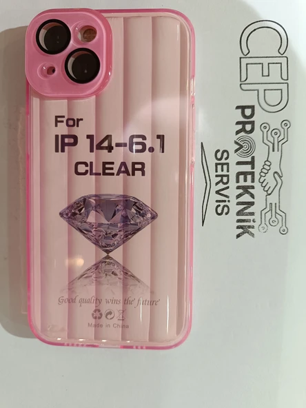 iPhone 14 pembe kılıf - Resim 2