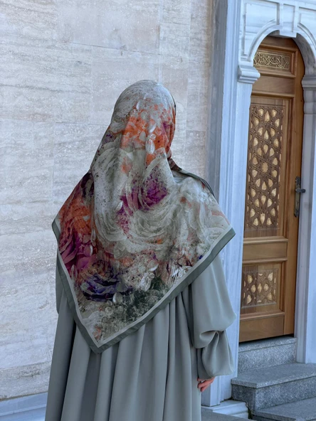 Pamuklu Soft Âlâ  Desen Eşarp-Çağla ürün görseli 1