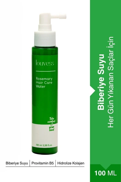 Louvess Biberiye Suyu (Biberiye Özü, Provitamin B5, Kolajen 100 ML) ürün görseli 1