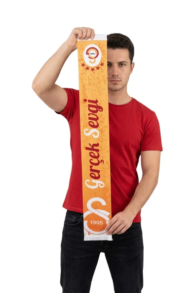 GALATASARAY GERÇEK SEVGİ ŞAL ATKI UV KUTU HEDİYELİ - Resim 2
