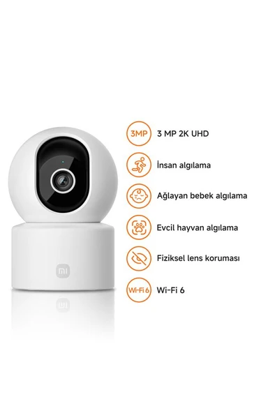 XİAOMİ SMART CAMERA C302 WHİTE ürün görseli 1