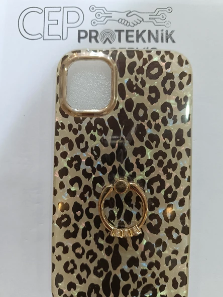 iPhone 14 leopar desenli kılıf ürün görseli 1