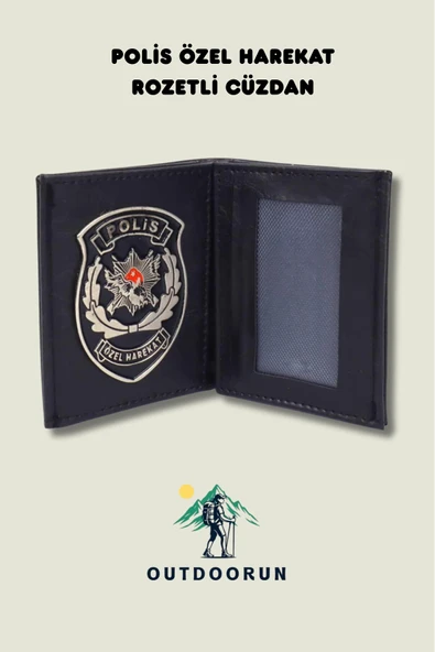 Polis Özel Harekat Rozetli Cüzdan ürün görseli 1