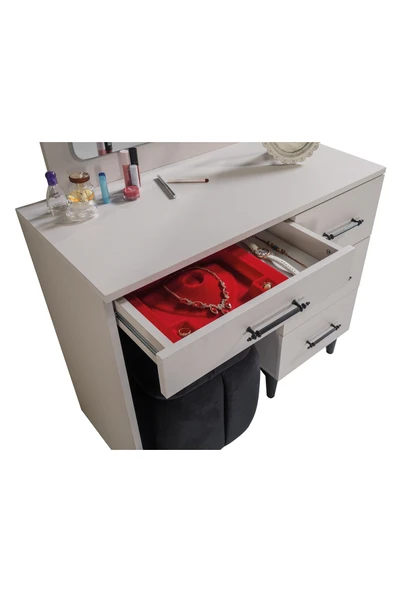 HERMOBİ MAKYAJ MASASI SAHARA - Resim 3