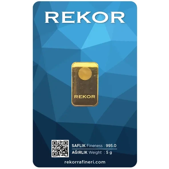 Rekor 5 Gr Külçe Altın - Resim 2