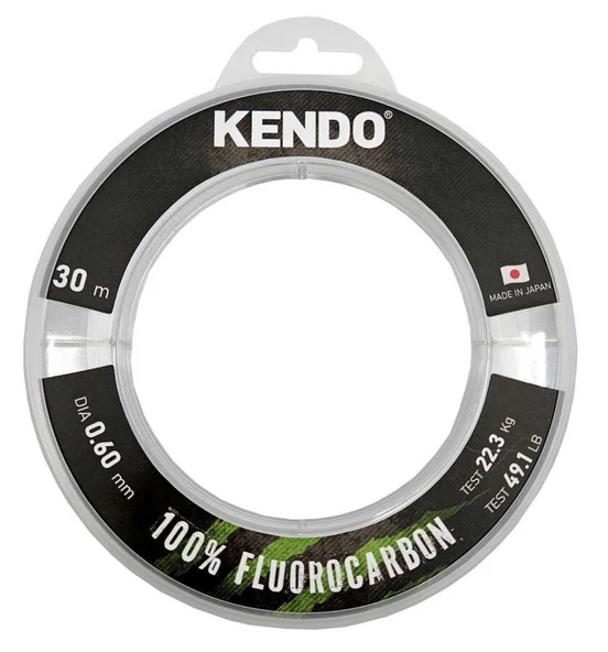 Kendo 100% Fluorocarbon White 30m Misina  1.00mm ürün görseli 1