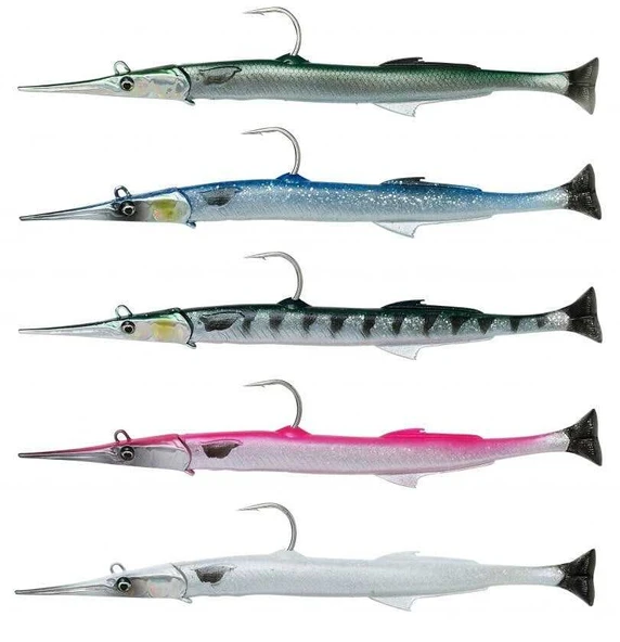 Savage gear Needlefish Pulsetail 2+1 14 cm 12g Sahte Balık  Barracuda ürün görseli 1