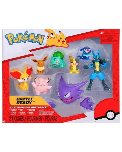 Pokemon Battle 8 li Figür Seti PKW4101 ürün görseli 1