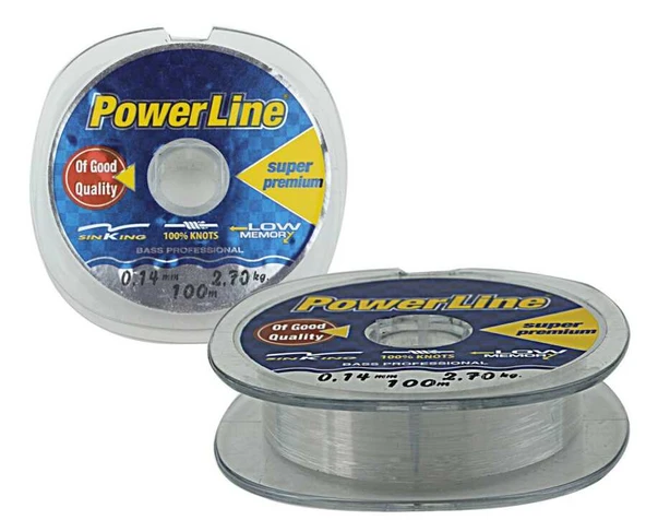 Power line Super Premıum 100 m.Bobin Misina  0,24 mm ürün görseli 1