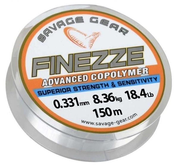 Savage gear Finezze Mono 300 mt Clear Misina  0,148 mm ürün görseli 1