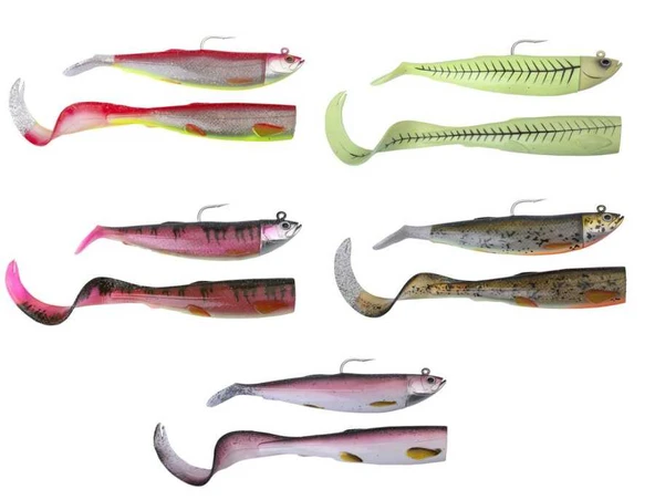 Savage gear Cutbait Herring Kit 20cm 270g Sahte Balık  Mama Rosa (Glow+UV) ürün görseli 1