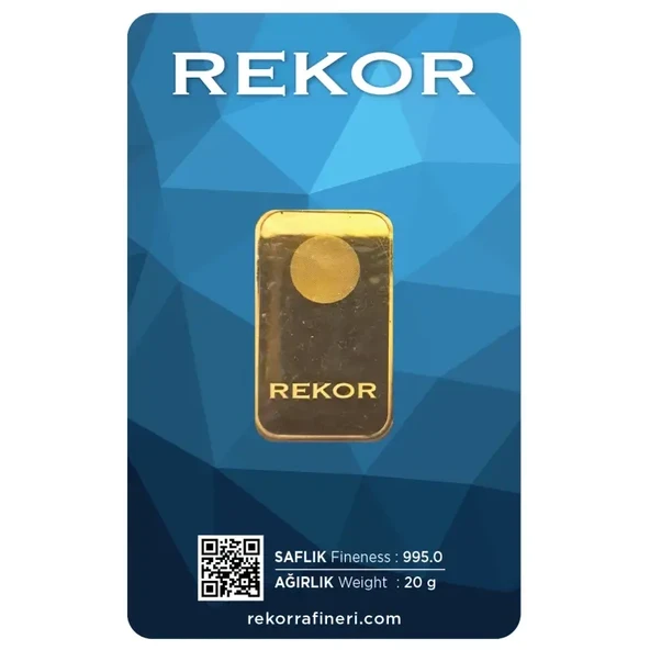 Rekor 20 Gr Külçe Altın - Resim 2