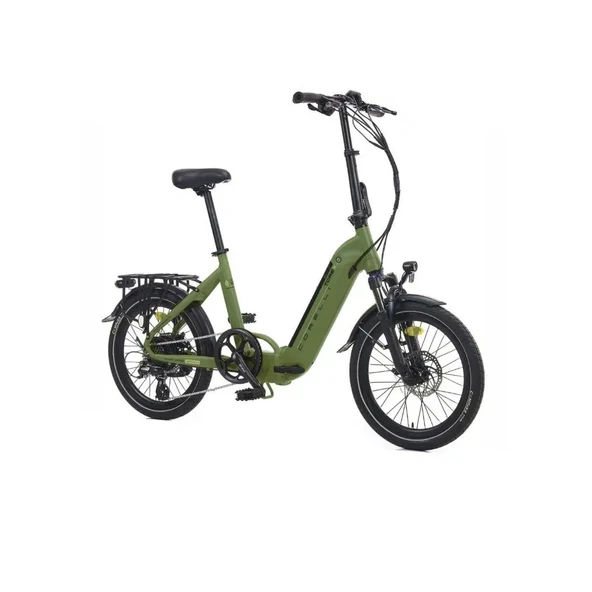 CORELLİ TOREX 100 20 JANT KATLANIR ELEKTRİKLİ SIZE:39 FOLDING BIKE COLOR: KHAKI- ürün görseli 1