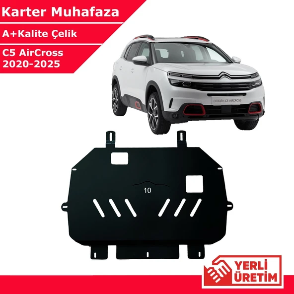 Citroen C5 Aircross 2020-2025 Çelik Karter Muhafaza Çelik Koruma Sacı A+ Kalite Yerli Üretim ürün görseli 1