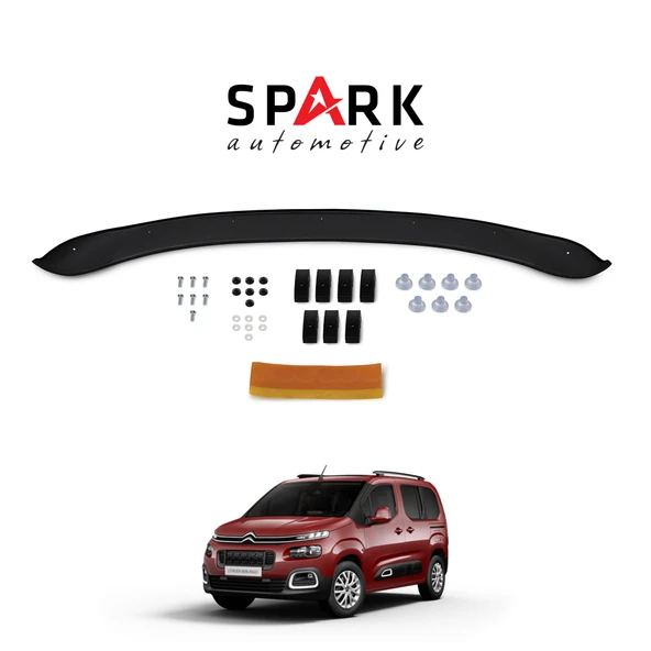 Citroen Berlingo 2019- Yılı ve Sonrası Uyumlu Kaput Rüzgarlığı 3mm ürün görseli 1