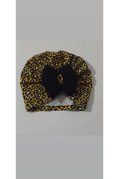 BUTİK AYVİTRİN Kız Çocuk Kahverengi Bone Leopar ürün görseli 1