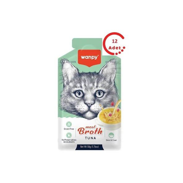 Ton Balıklı Kedi Çorbası 50 gr x 12 Adet ürün görseli 1