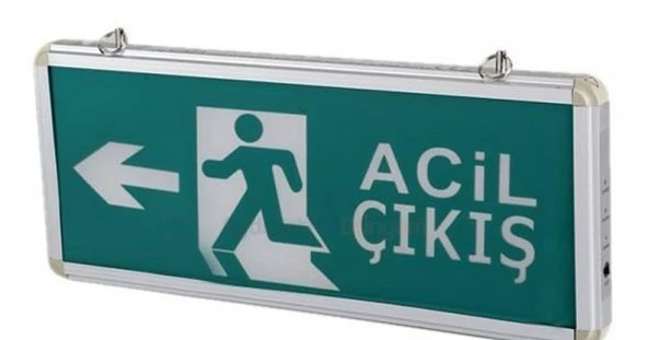 ACİL ÇIKIŞ LEVHASI LEDLİ-ŞARJLI CT-9179 ürün görseli 1