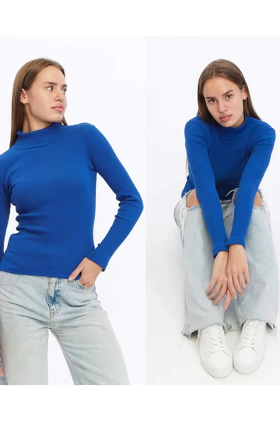 BUTİK AYVİTRİN Unisex Yarım Balıkçı Yaka Body ürün görseli 1