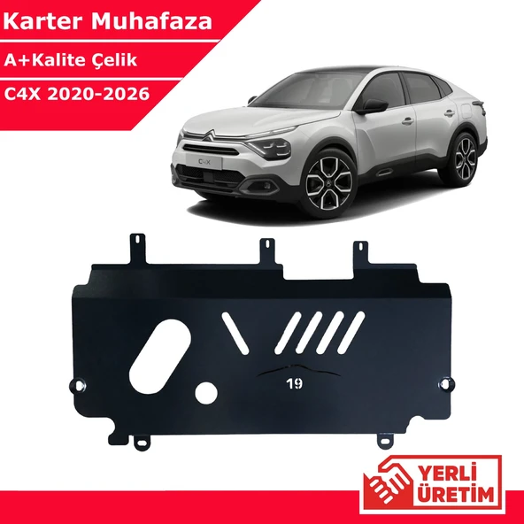 Citroen C4X 2021-2026 Çelik Karter Muhafaza Çelik Koruma Sacı A+ Kalite Yerli Üretim ürün görseli 1