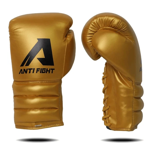 Anti Fight Gold ipli Boks Eldiveni - Resim 2