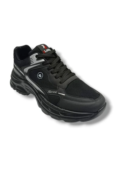 Wanderfull 4334-26 Anorak Bağcıklı Erkek Sneaker Siyah Gümüş 45-47 ürün görseli 1