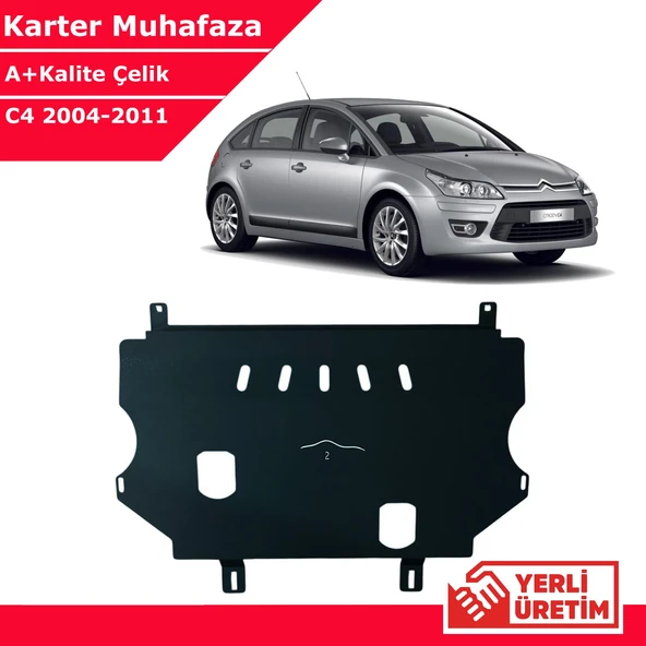 Citroen C4 2004-2011 Çelik Karter Muhafaza Çelik Koruma Sacı A+ Kalite Yerli Üretim ürün görseli 1