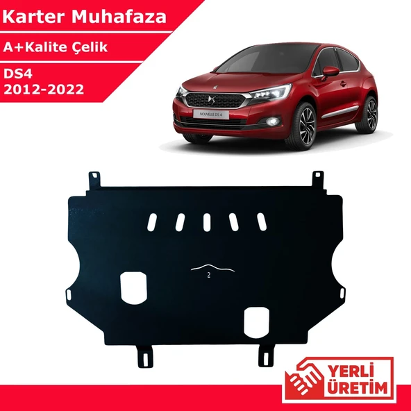 DS DS4 2012-2022 Çelik Karter Muhafaza Çelik Koruma Sacı A+ Kalite Yerli Üretim ürün görseli 1
