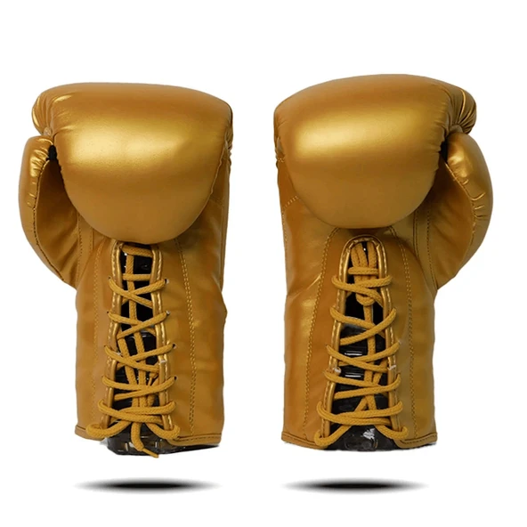 Anti Fight Gold ipli Boks Eldiveni - Resim 4