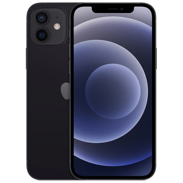 Yenilenmiş iPhone 12 128 GB Siyah C Kalite ürün görseli 1