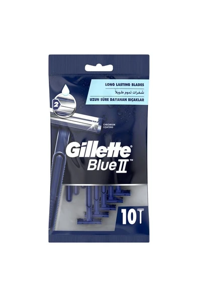 Gillette Blue2 Kullan At Tıraş Bıçağı 10'lu - Resim 2