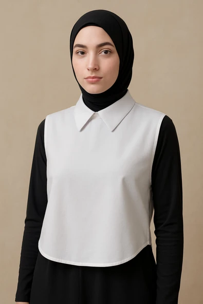 BUTİK AYVİTRİN Düğmesiz Model Tasarım Yaka Kısa Gömlek Dügmesiz ürün görseli 1