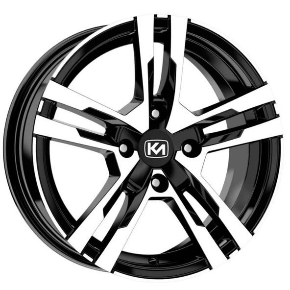 Kormetal 15 inç 4*108 ET25 Parlak Siyah Jant Takımı (J-6057) ürün görseli 1