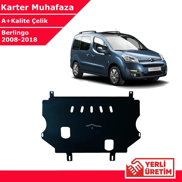 Citroen Berlingo 2008-2018 Çelik Karter Muhafaza Çelik Koruma Sacı A+ Kalite Yerli Üretim ürün görseli 1