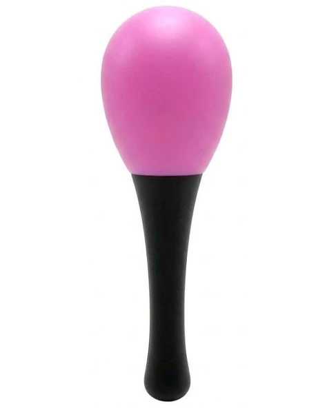 Temel Plastik Marakas Ritim Aleti Pembe 13 cm BY11-9 ürün görseli 1