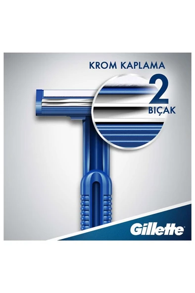 Gillette Blue2 Kullan At Tıraş Bıçağı 10'lu - Resim 4