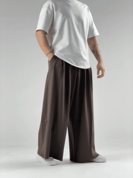 Oversize Samurai Kahve Erkek Pantolon COC2907 - Resim 3