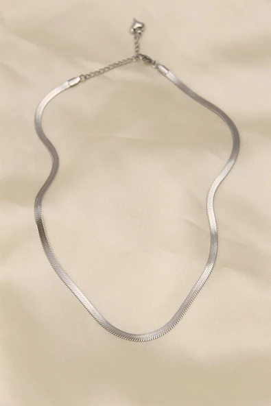 BUTİK AYVİTRİN 316L Çelik 45 cm İtalyan Zincir Model Kadın Kolye ürün görseli 1