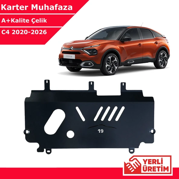 Citroen C4 2021-2026 Çelik Karter Muhafaza Çelik Koruma Sacı A+ Kalite Yerli Üretim ürün görseli 1