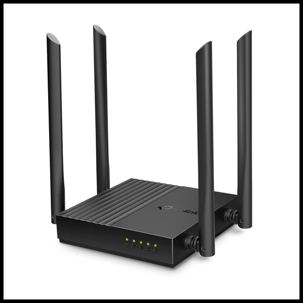 TP-LINK ARCHER C64, AC1200, 4Port, 1200Mbps, Dual Band WiFi, Masaüstü, Gigabit, Router, Access Point ürün görseli 1
