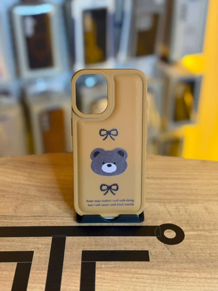 iPhone 16 Uyumlu Sevimli Hayvan Figürlü Yumuşak Silikon Telefon Kılıfı ürün görseli 1