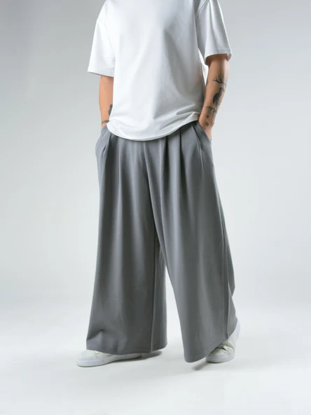 Oversize Samurai Füme Erkek Pantolon COC2906 ürün görseli 1