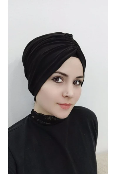 BUTİK AYVİTRİN Kadın Trend Bone Siyah - Resim 3