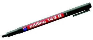 Edding 143 B Permanent Kalem Siyah ürün görseli 1