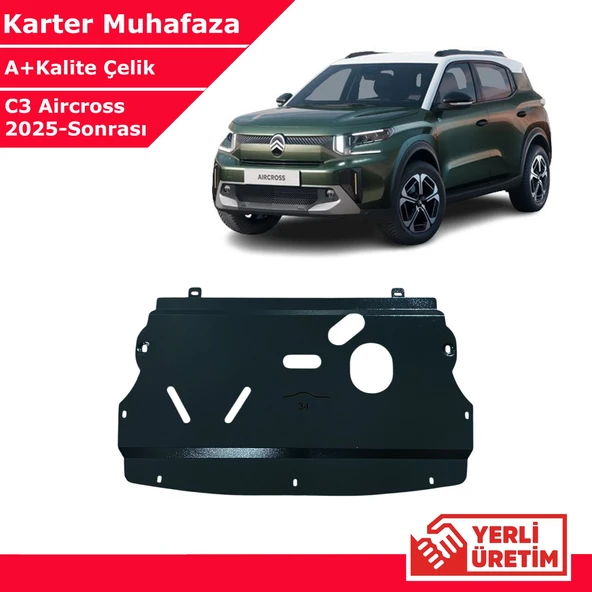 Citroen C3 Aircross 2025 ve Sonrası Çelik Karter Muhafaza Çelik Koruma Sacı A+ Kalite Yerli Üretim ürün görseli 1