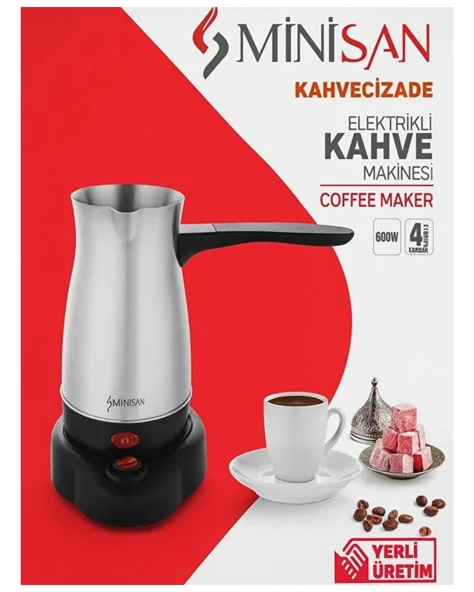 Minisan Kahvecizade MNS-0104 Elektrikli Türk Kahve Makinesi - 600 W ürün görseli 1