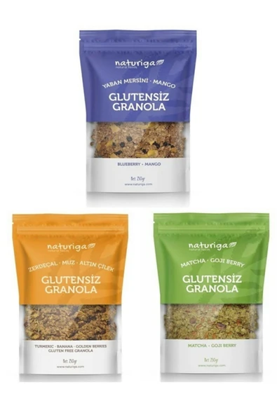 Naturiga Glutensiz Granola 3'lü Fırsat Paketi ürün görseli 1